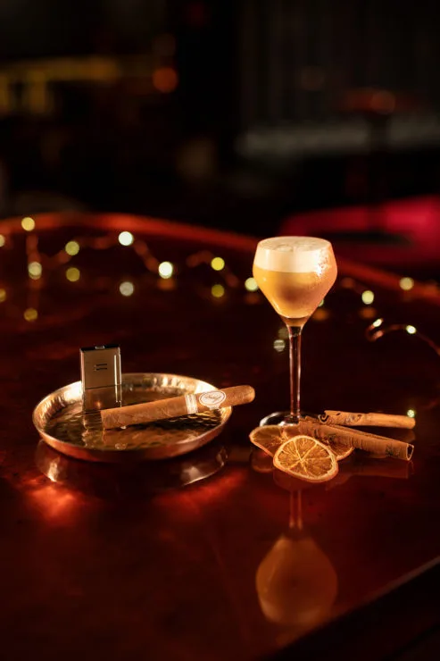 WAXEY GORDON und DAVIDOFF GRAND CRU NO. 2-Cocktail-Pairings